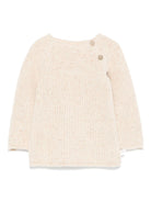 Maglione per neonati Paz Rodriguez beige con effetto mélange - Rubino Kids