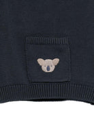 Maglione per neonato Donsje blu con ricamo koala - Rubino Kids