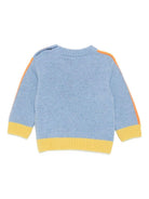 Maglione per neonato ETRO Kids azzurro con motivo Pegaso ricamato - Rubino Kids