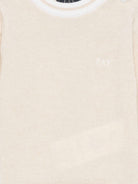 Maglione per neonato Fay Kids beige con bordo a coste - Rubino Kids