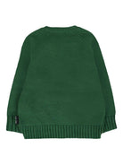 Maglione per neonato Molo verde con bassotto ricamato - Rubino Kids