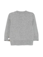 Maglione per neonato Stella McCartney Kids grigio con ricamo cavallo - Rubino Kids