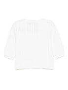 Maglione per neonato Tartine Et Chocolate bianco con maglia a trecce - Rubino Kids