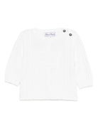 Maglione per neonato Tartine Et Chocolate bianco con maglia a trecce - Rubino Kids