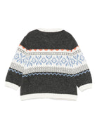 Maglione per neonato Tartine Et Chocolate grigio con motivo fair - isle - Rubino Kids
