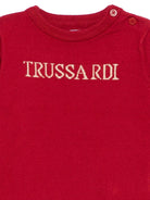 Maglione per neonato TRUSSARDI JUNIOR beige con intarsio - Rubino Kids