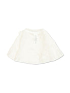 Mantella per bambina Self - Portrait Kids bianco a fiori - Rubino Kids