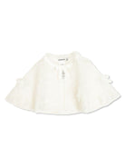 Mantella per bambina Self - Portrait Kids bianco a fiori - Rubino Kids