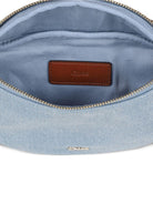 Marsupio per bambina Chloé Kids azzurro con placca con logo - Rubino Kids