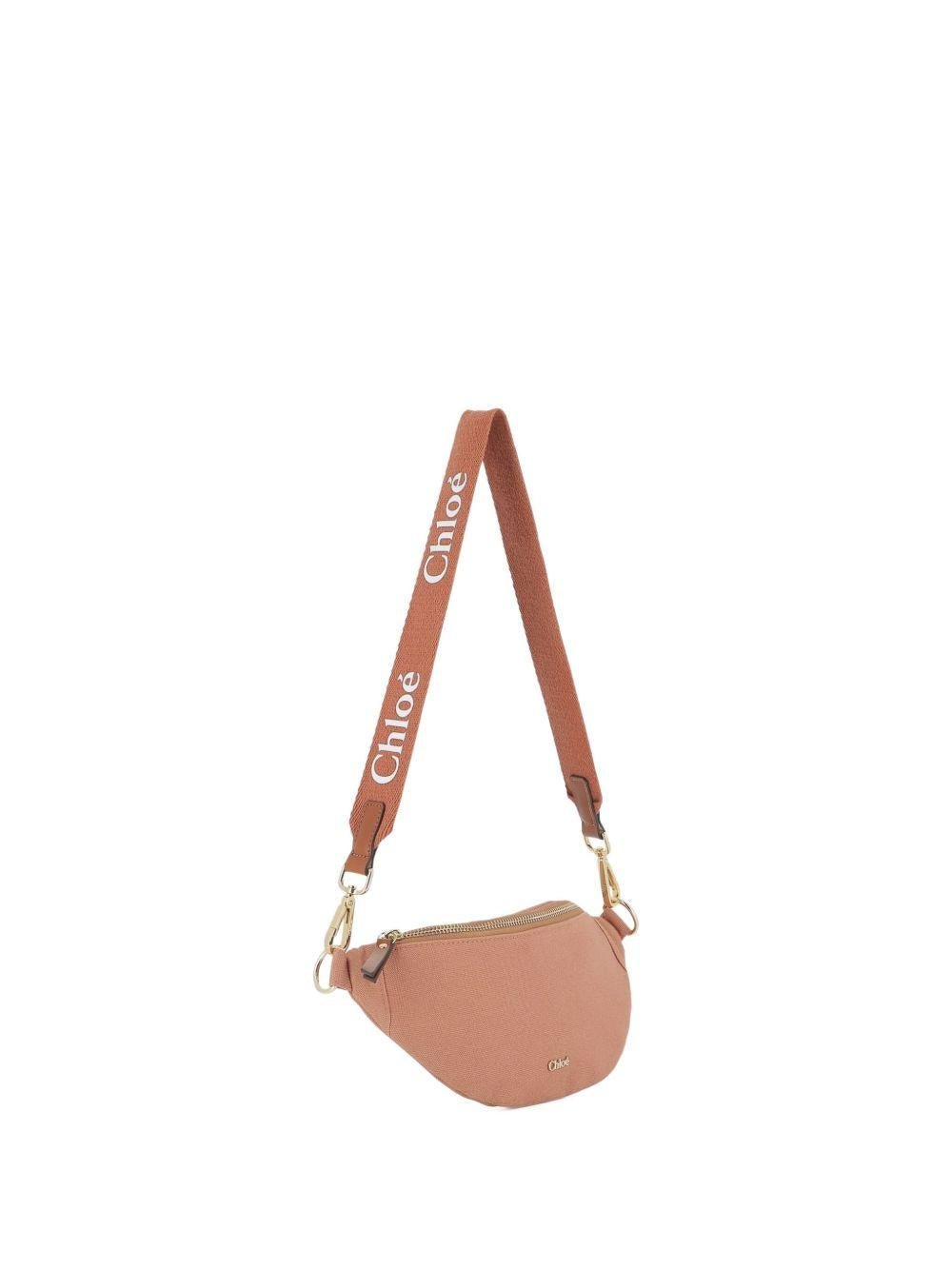 Marsupio per bambina Chloé Kids rosa con logo - Rubino Kids