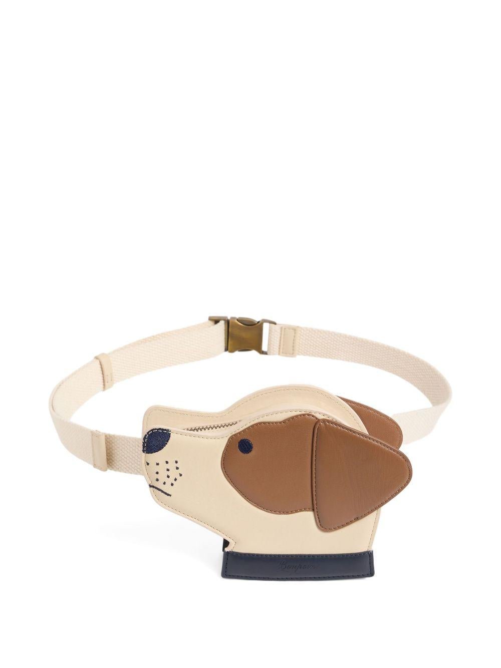 Marsupio per bambini Bonpoint bianco a forma di cane - Rubino Kids