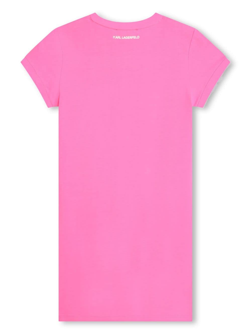 Miniabito modello T-Shirt K-Ikonik in jersey - Rubino Kids