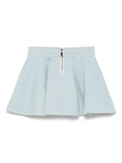 Minigonna per bambina Moncler Enfant azzurro modello svasato - Rubino Kids