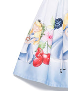 Minigonna per bambina Monnalisa Disney bianco con stampa - Rubino Kids