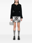 Minigonna per donna MC2 Saint Barth Chatel grigio lavorata a maglia - Rubino Kids