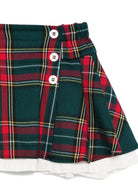 Minigonna per neonata La Stupenderia multicolore con motivo a quadri - Rubino Kids