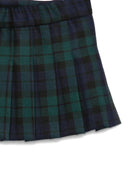 Minigonna per neonata Mariella Ferrari blu a quadri plissettati - Rubino Kids