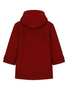 Montgomery con cappuccio per bambina Dolce & Gabbana Kids rosso con misto lana - Rubino Kids