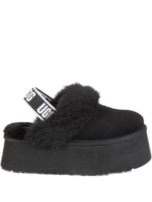 Mules per bambina UGG Kids Funkette nero con plateau