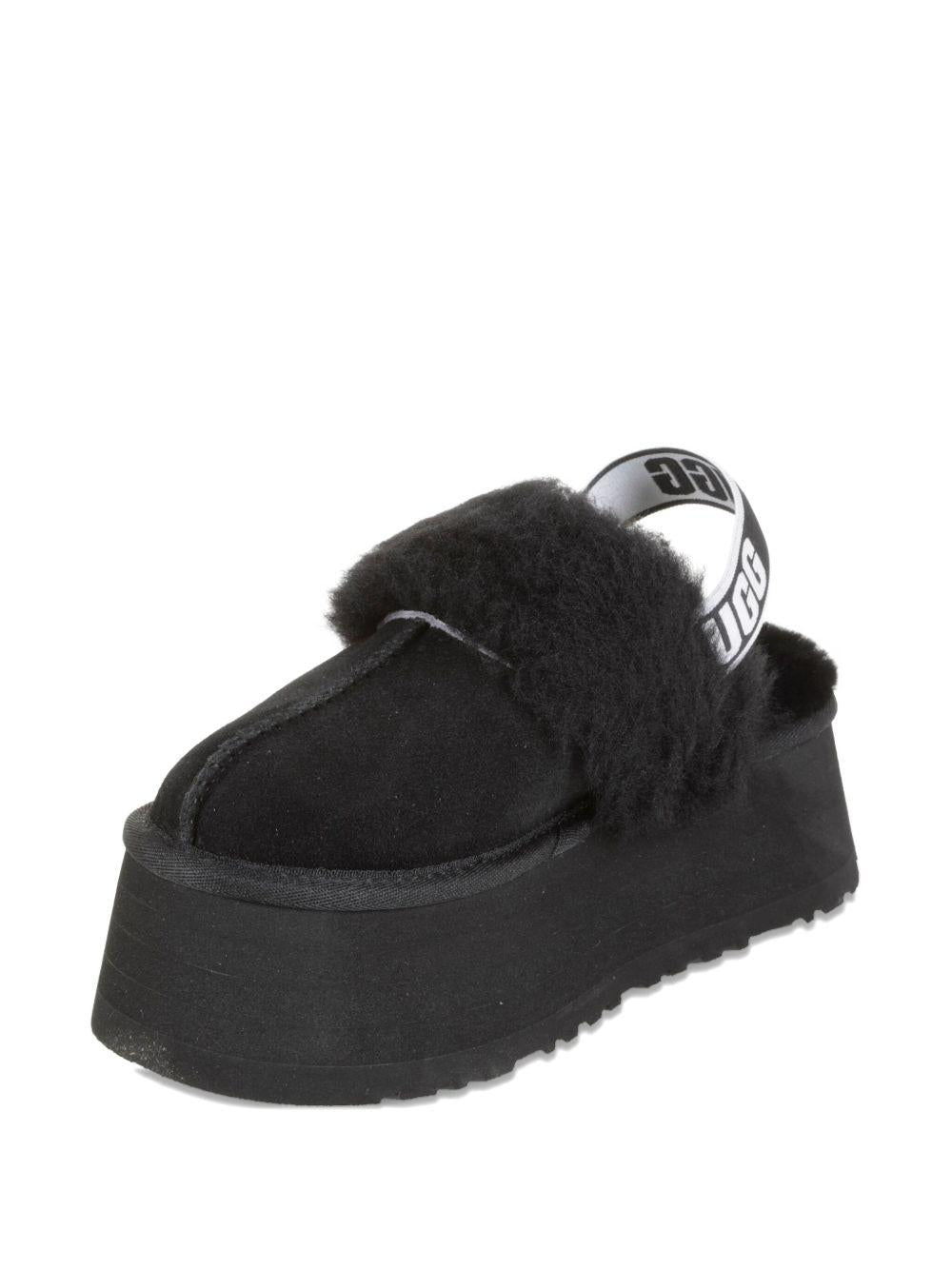 Mules per bambina UGG Kids Funkette nero con plateau - Rubino Kids