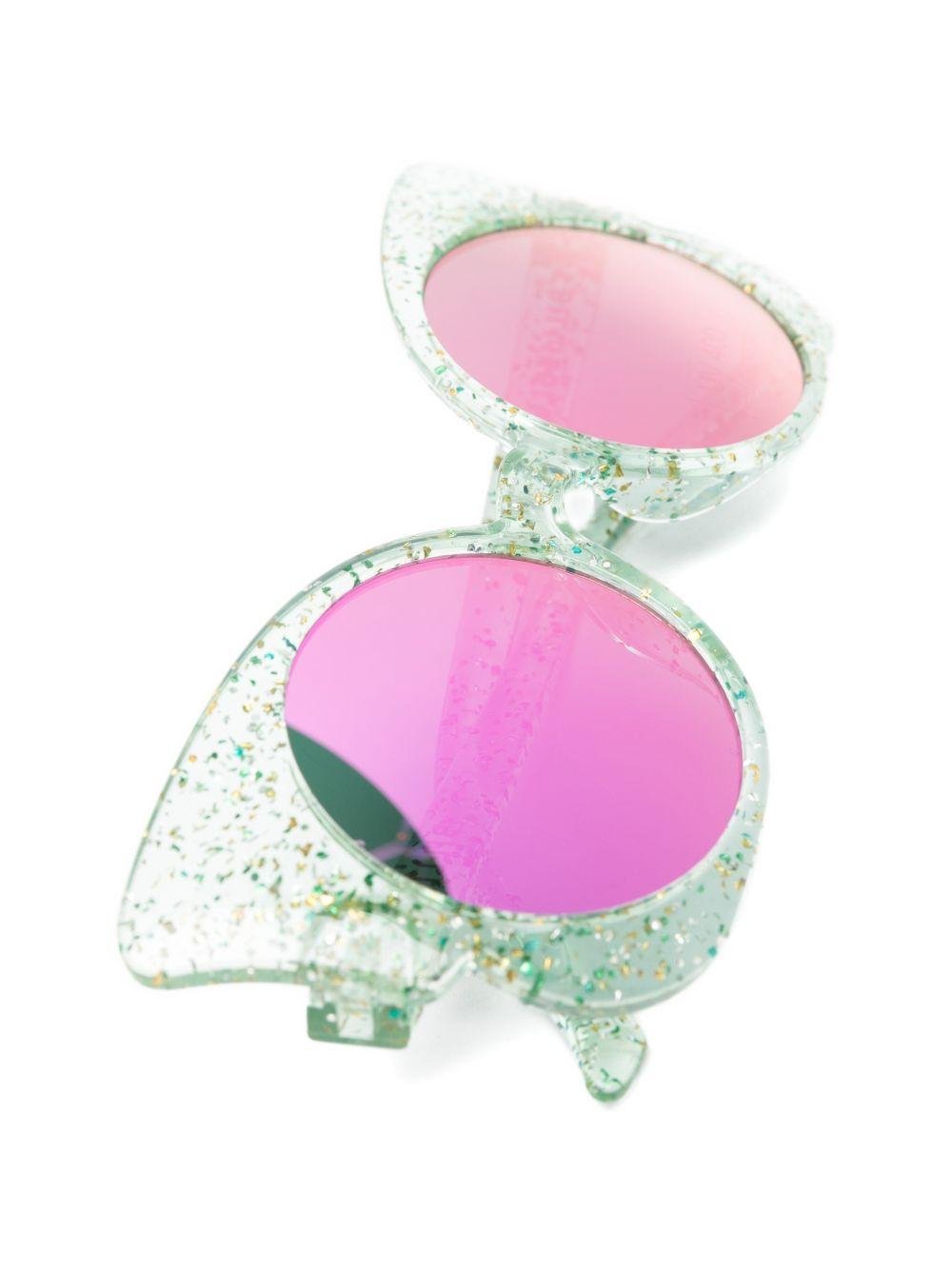 Occhiali da sole per bambina Billieblush multicolore a forma di gatto - Rubino Kids