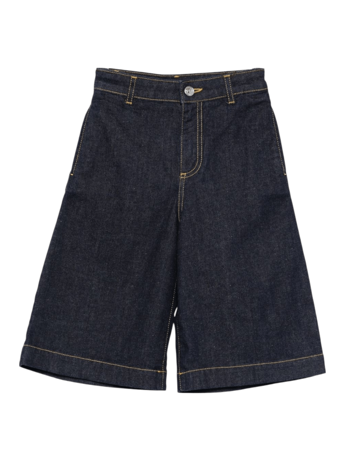 Pantaloncini per bambina ETRO KIDS denim con tasche ricamate - Rubino Kids