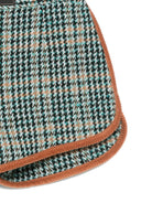 Pantaloncini per bambina MSGM Kids multicolore con motivo pied de poule - Rubino Kids