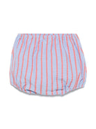 Pantaloncini per neonata Mariella Ferrari azzurro a righe - Rubino Kids