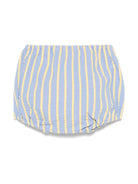 Pantaloncini per neonata Mariella Ferrari azzurro a righe - Rubino Kids