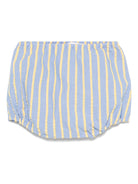 Pantaloncini per neonata Mariella Ferrari azzurro a righe - Rubino Kids