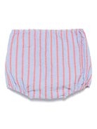 Pantaloncini per neonata Mariella Ferrari azzurro a righe - Rubino Kids