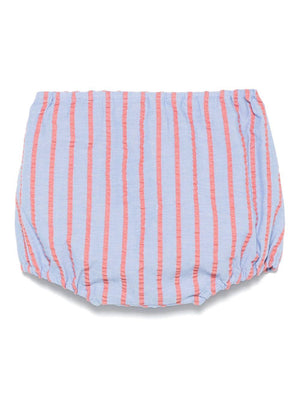 Pantaloncini per neonata Mariella Ferrari azzurro a righe