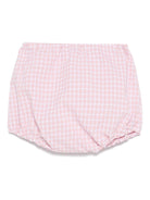 Pantaloncini per neonata Mariella Ferrari rosa a quadri - Rubino Kids
