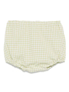 Pantaloncini per neonata Mariella Ferrari verde a quadri - Rubino Kids
