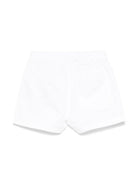Pantaloncini Teddy Bear per neonato Moschino Kids bianco con cinque tasche - Rubino Kids