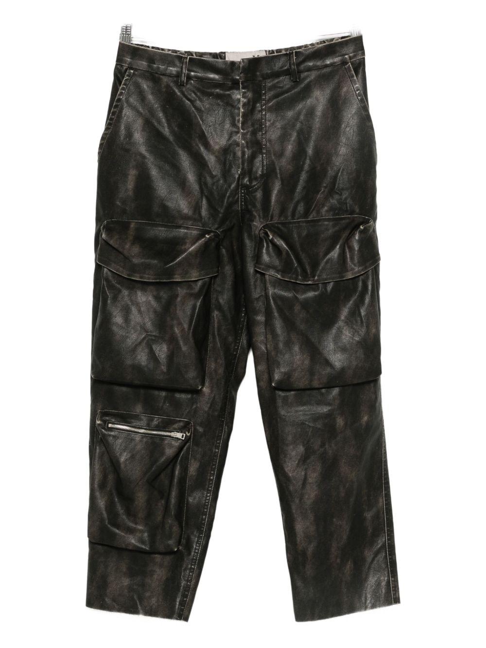 Pantaloni Balderico per donne The M nero con tasca posteriore a filetto - Rubino Kids