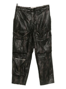 Pantaloni Balderico per donne The M nero con tasca posteriore a filetto - Rubino Kids