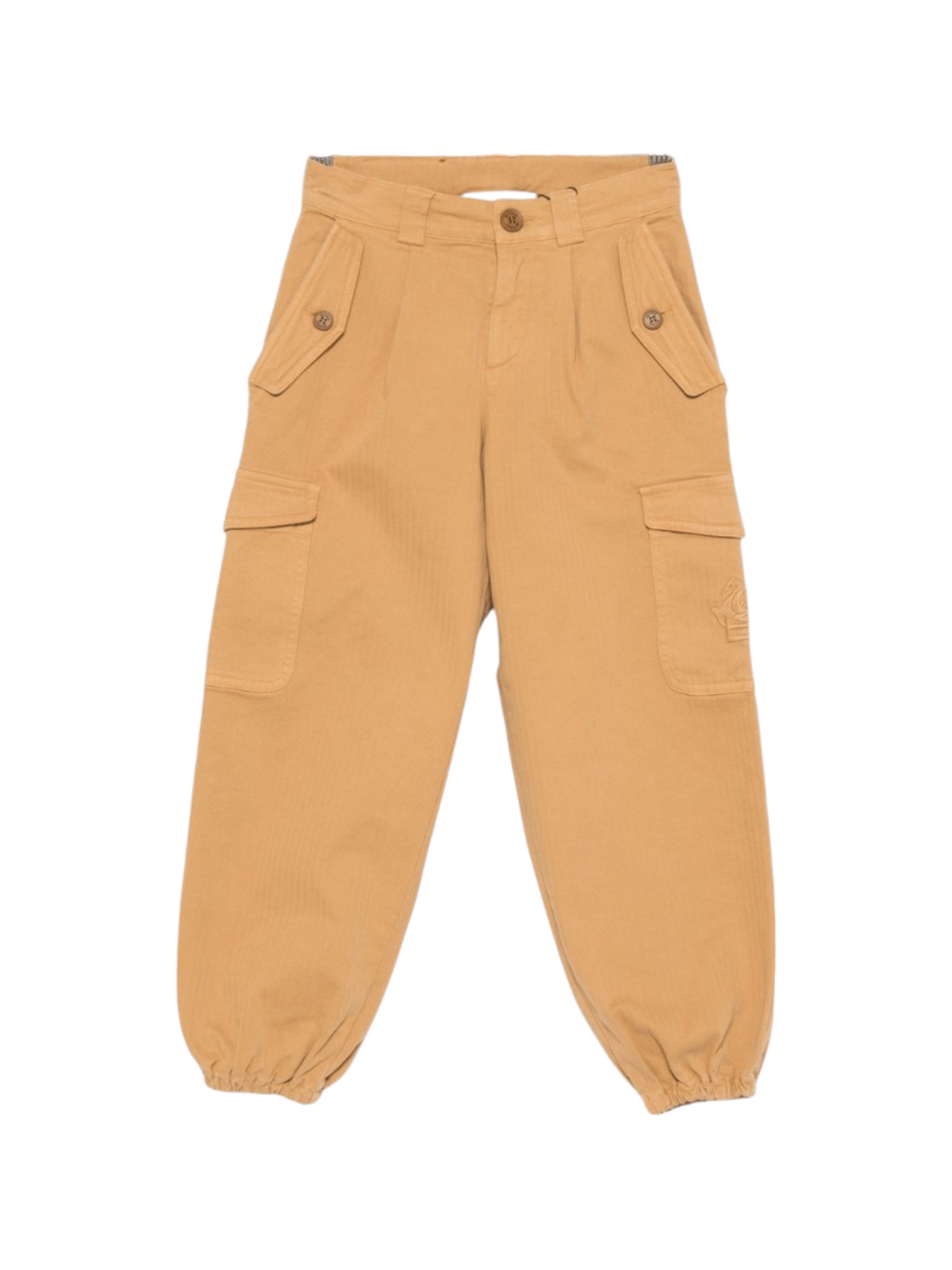 Pantaloni cargo per bambino ETRO KIDS marroni con motivo Pegaso - Rubino Kids