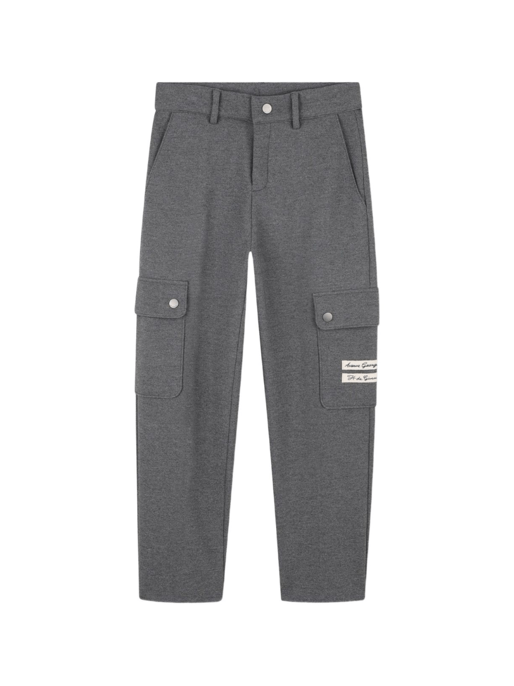 Pantaloni cargo per bambino Givenchy Kids grigi con effetto mélange - Rubino Kids