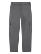 Pantaloni cargo per bambino Givenchy Kids grigi con effetto mélange - Rubino Kids