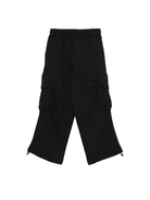 Pantaloni cargo per bambino MSGM Kids neri con coulisse - Rubino Kids