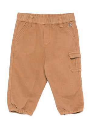 Pantaloni cargo per neonato Tartine Et Chocolat beige con taglio dritto