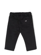 Pantaloni chino per bambino Emporio Armani Kids blu con gamba dritta - Rubino Kids