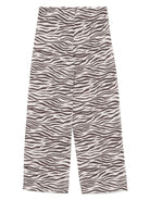 Pantaloni da donna MC2 Saint Barth bianco con stampa zebra - Rubino Kids