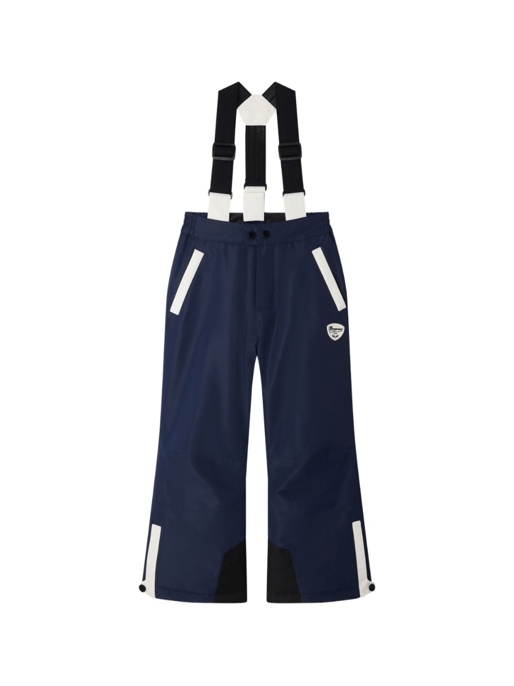 Pantaloni da neve per bambino Bonpoint blu con bretelle - Rubino Kids