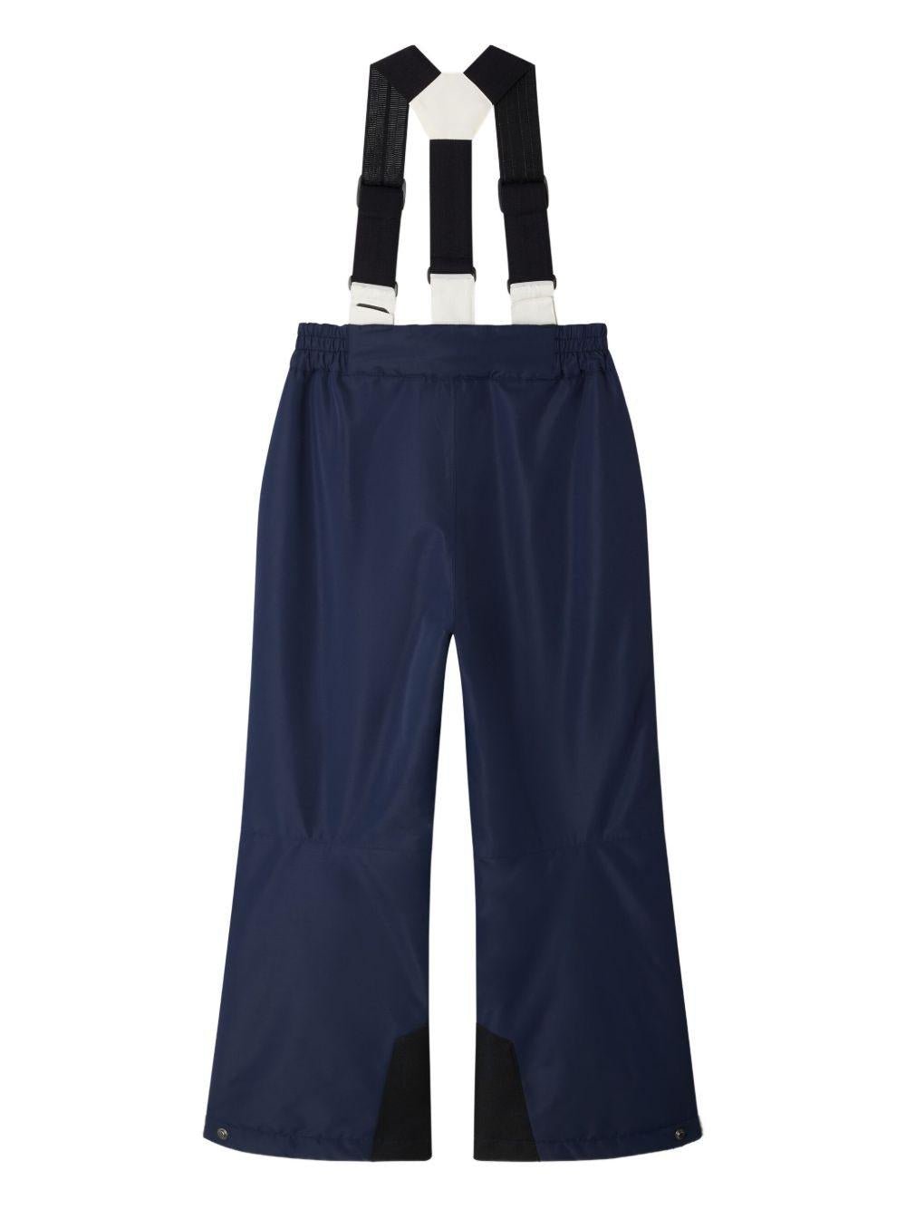 Pantaloni da neve per bambino Bonpoint blu con bretelle - Rubino Kids