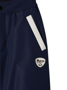 Pantaloni da neve per bambino Bonpoint blu con bretelle - Rubino Kids