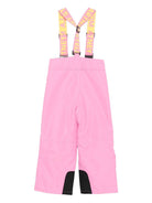 Pantaloni da sci per bambina Stella McCartney Kids rosa con bretelle - Rubino Kids