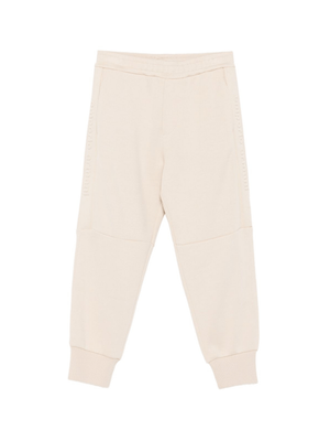 Emporio Armani Kids beige sweatpants with logo