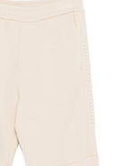 Pantaloni da tuta per bambino Emporio Armani Kids beige con logo - Rubino Kids